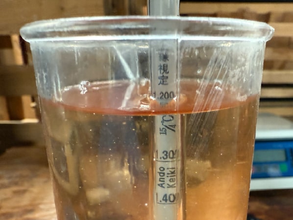 薬液調合の様子